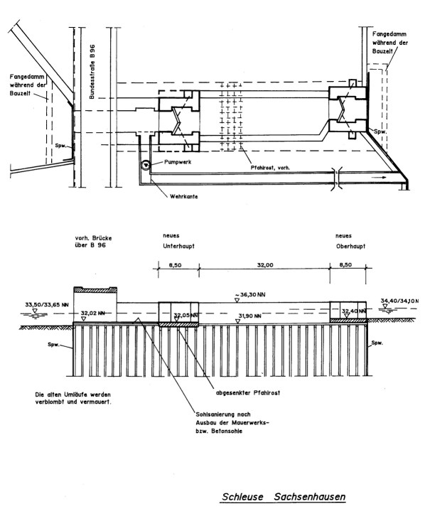 Bild 2: Schleuse Sachsenhausen
